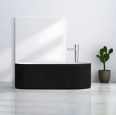 Cada freestanding ovala din compozit BT8101 NegruMat-Diplon