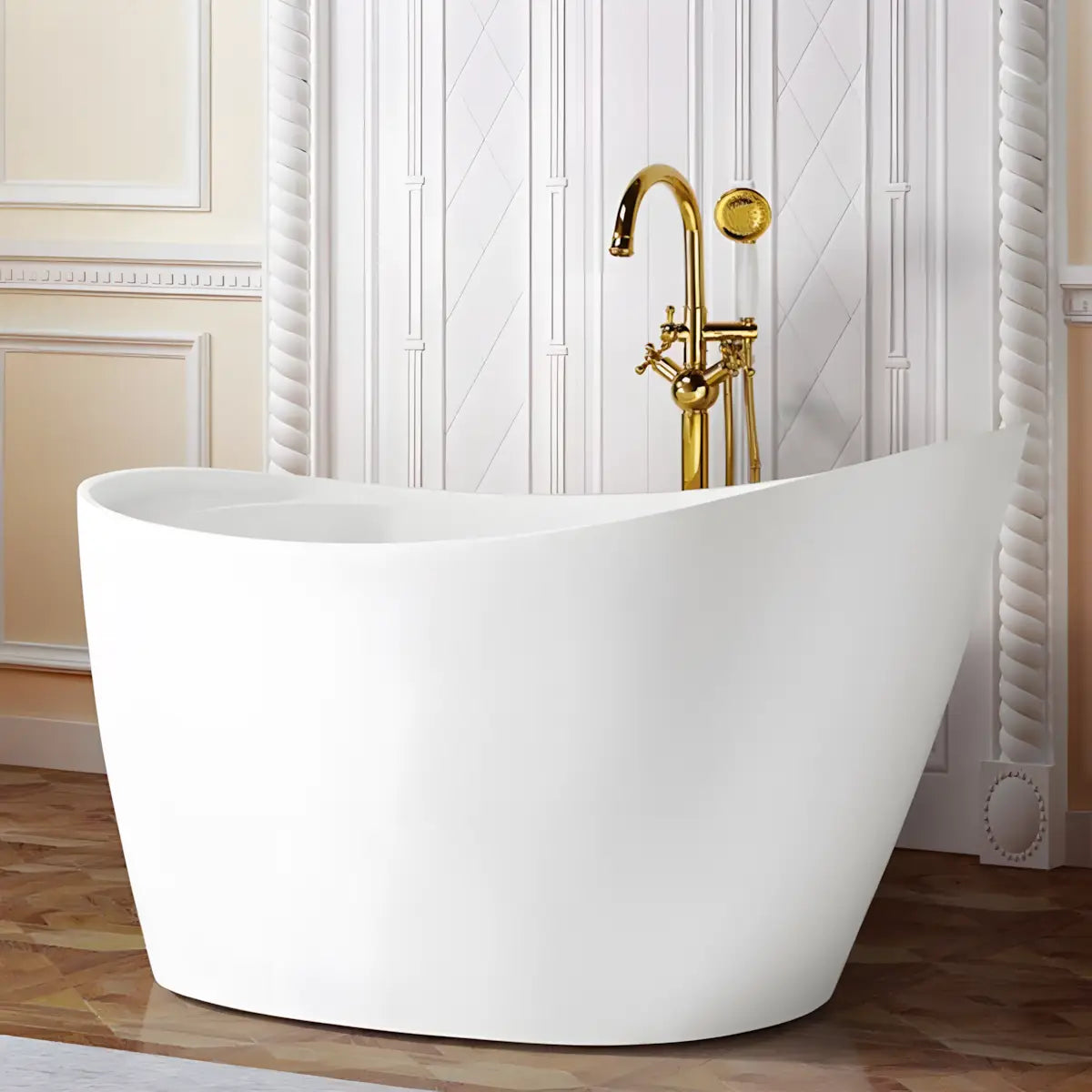 Cada freestanding, ovala, acril BT1270-Diplon