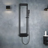 Coloana de dus BGQ0703BL, Metal, 2 Functii, Culoare Negru-Diplon