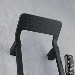 Coloana de dus BGQ0703BL, Metal, 2 Functii, Culoare Negru-Diplon