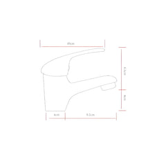 Baterie lavoar ST8712, Monocomanda, Argintiu Cromat