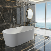 Cada Freestanding Nora 170x75cm, Acril Premium, Finisaj Alb