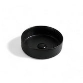 Chiuveta Baie Rotunda, Lavoar pe Blat Diplon WB6427MB, Material Portelan, Culoare Negru-Diplon