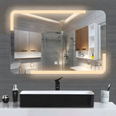 Oglinda baie J1578 cu iluminare LED si Functie Dezaburire, Dimensiune 80*60cm-Diplon