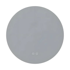 Oglinda Baie Gri J1583 cu Lumina LED si Functie Dezaburire, Dimensiune R70cm-Diplon