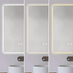 Oglinda baie J1587 cu iluminare LED si Functie Dezaburire, Dimensiune 50*70cm-Diplon