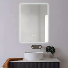 Oglinda baie J1587 cu iluminare LED si Functie Dezaburire, Dimensiune 50*70cm-Diplon