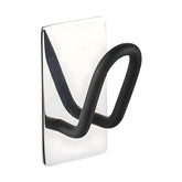 Agatatoare Baie SE02821, Crom si Negru, Instalare Usoara