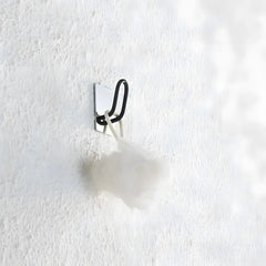 Agatatoare Baie SE02821, Crom si Negru, Instalare Usoara