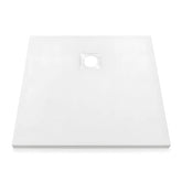 Cadita de Dus Iva 90x90cm, Compozit, Alba, Model Slim