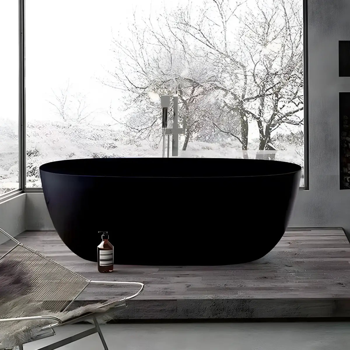 Cada freestanding, ovala, acril BT1271, Outlet-Diplon