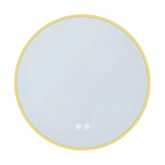 Oglinda Led Aurie cu Functie Dezababurire J1581GL, R80cm-Diplon