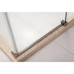 Cabina de dus BR6610, Dimensiune 80X120cm, Sticla Securizata Transparenta 8mm, Profil Inox Cromat, Usa Culisanta-Diplon