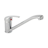 Baterie bucatarie ST8714, Monocomanda, Argintiu Cromat, Pipa Lunga