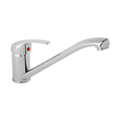 Baterie bucatarie ST8714, Monocomanda, Argintiu Cromat, Pipa Lunga