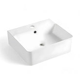 Chiuveta Baie 46x42cm, WB6417-46, Tip Montaj Suspendat sau pe Blat, Culoare Alb, Portelan-Diplon