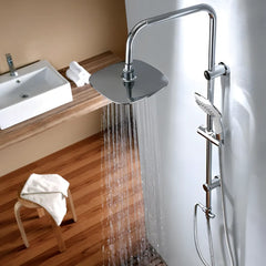 Coloana de dus cu para fixa si mobila Diplon BGQ1611, 1m, 5 Functii, Alama, Crom-Diplon