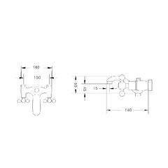 Baterie cada si dus retro ST03161-Diplon
