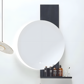 Oglinda Baie Led J1575 R70cm cu Raft Integrat-Diplon