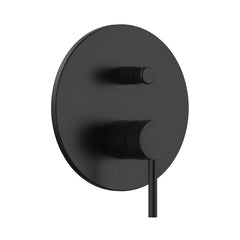 Set de dus incastrat ST2030BL, 7 in 1, para de dus fixa si mobila, comutator, Culoare negru-Diplon