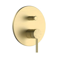 Set de dus incastrat ST2030GL, 7 in 1, para de dus fixa si mobila, comutator, Culoare auriu-Diplon