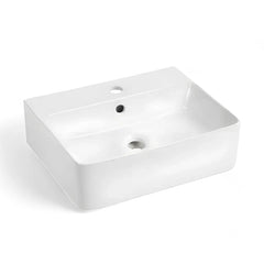 Chiuveta Baie 52x42cm, WB6417-52, Tip Montaj Suspendat sau pe Blat, Culoare Alb, Portelan-Diplon