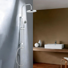 Coloana de dus cu para fixa si mobila Diplon BGQ1613, 1m, 3 Functii, Alama, Crom-Diplon