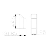 Agatatoare Cuier Baie SE30221-1, Argintiu Cromat, Alama