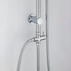 Coloana de dus cu para fixa si mobila Diplon BGQ1613, 1m, 3 Functii, Alama, Crom-Diplon