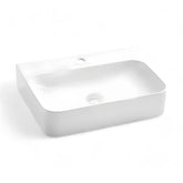 Chiuveta Baie 60.5x47cm, WB6438-60, Tip Montaj Suspendat sau pe Blat, Culoare Alb, Portelan, Cu Gaura Baterie, Fara Preaplin-Diplon