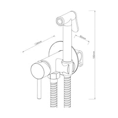Baterie cu functie de bideu BDQ4001-Diplon