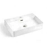 Chiuveta Baie 60x42cm, WB6417-60, Tip Montaj Suspendat sau pe Blat, Culoare Alb, Portelan-Diplon