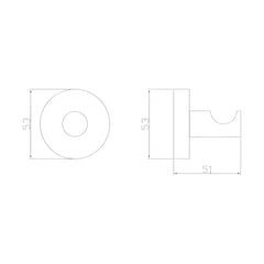 Agatatoare baie SE30121-1, Alama, Finisaj Crom