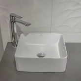 Lavoar Pe Blat Belfast 37.5x37.5cm, Alb, Portelan