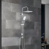 Coloana de dus cu para fixa si mobila Diplon BGQ1614, Alama, 1m, Comutator, Culoare Argintiu Cromat-Diplon