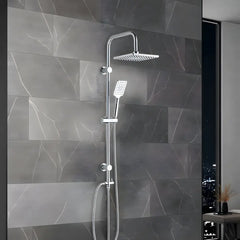 Coloana de dus cu para fixa si mobila Diplon BGQ1614, Alama, 1m, Comutator, Culoare Argintiu Cromat-Diplon