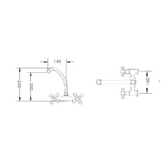 Baterie bucatarie retro ST03165-Diplon
