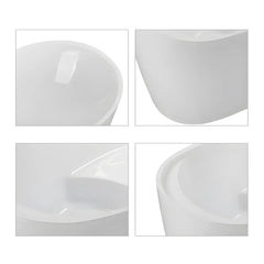 Cada freestanding, ovala, acril BT1270-Diplon