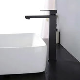 Baterie inalta pentru lavoar ST2532-1BL, Monocomanda, Material Alama, Finisaj Negru Mat, Cartus Ceramic-Diplon