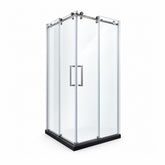 Cabina De Dus Gal 90x90cm, Sticla Securizata 8mm, Profil Aluminiu Cromat, Usi Culisante