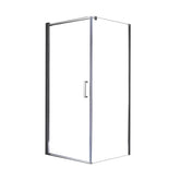 Cabina de Dus BR6601-90*90cm, Sticla Securizata Transparenta 8mm, Profil Aluminiu Cromat-Diplon