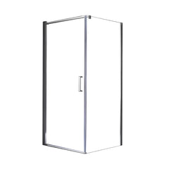 Cabina de Dus BR6601-90*90cm, Sticla Securizata Transparenta 8mm, Profil Aluminiu Cromat-Diplon
