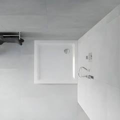 Cadita de Dus Slim 90×90cm, Acril, Sifon Inclus, Mexen Flat-Diplon