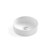 Chiuveta Baie Rotunda, Lavoar pe Blat Diplon WB6427, Material Portelan, Culoare Alb-Diplon