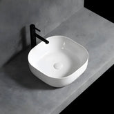 Lavoar Baie Pe Blat Galvej 42.5x42.5cm, Alb, Portelan, Outlet-Diplon