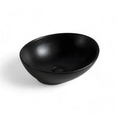 Lavoar Baie Pe Blat Lima 41x34cm, Negru Mat, Portelan, Outlet-Diplon