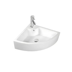 Lavoar Pe Blat Tuluz 46.5x33.4cm, Alb, Portelan, Outlet-Diplon