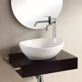 Lavoar Pe Blat WB6402, Material Portelan, Culoare Alb-Diplon