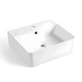 Lavoar Suspendat Sau Pe Blat Kairo 46x42cm, Alb, Portelan-Diplon