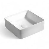 Lavoar pe Blat WB7225, Material Portelan, Culoare Alb, Design Modern-Diplon